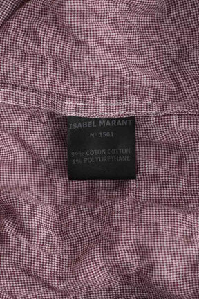 Chemise Isabel Marant Étoile Bordeaux en Coton