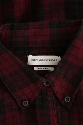 Chemise Isabel Marant Étoile Bordeaux en Coton