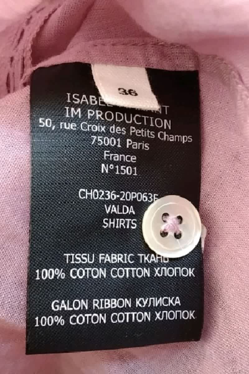 Chemise Isabel Marant Étoile Rose en Coton