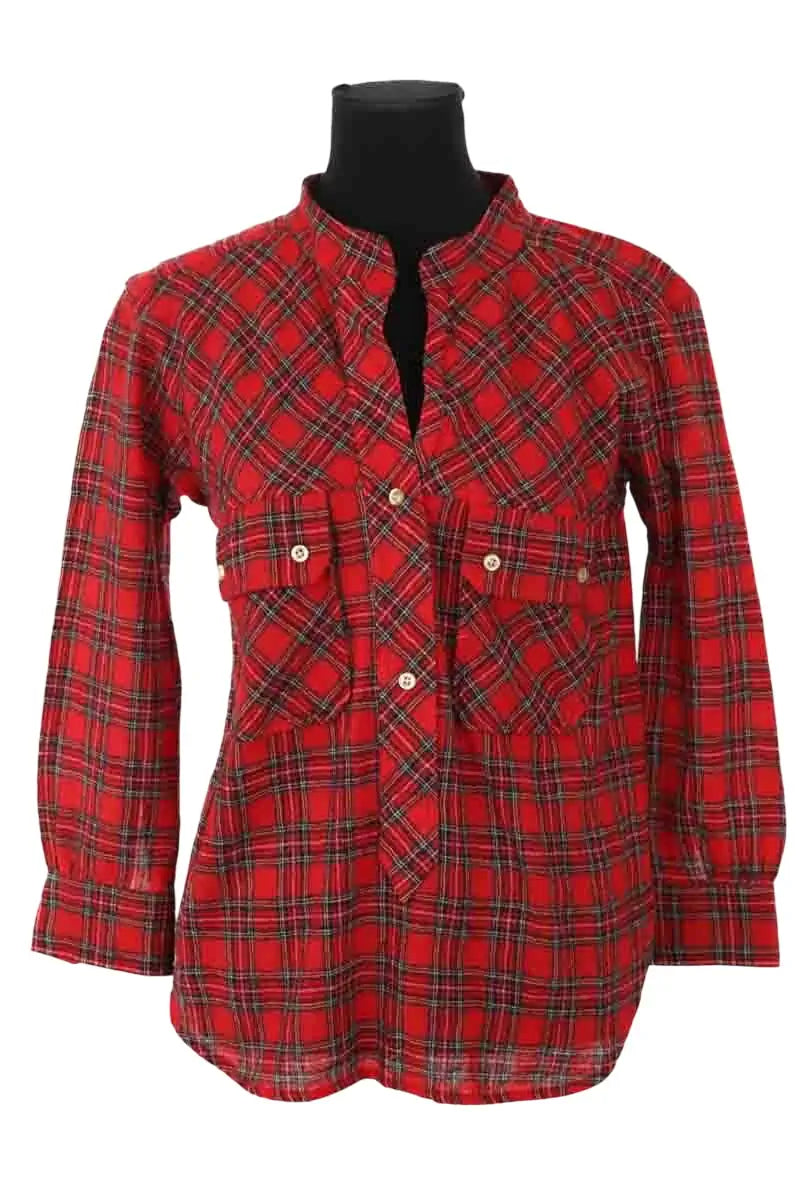 Chemise Isabel Marant Étoile Rouge en Coton, taille S - Seconde Main