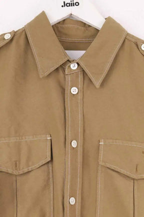 Chemise Isabel Marant Kaki en Coton
