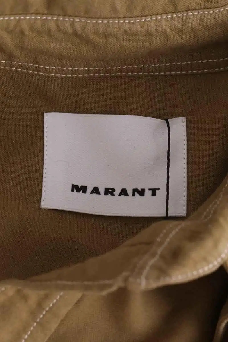 Chemise Isabel Marant Kaki en Coton