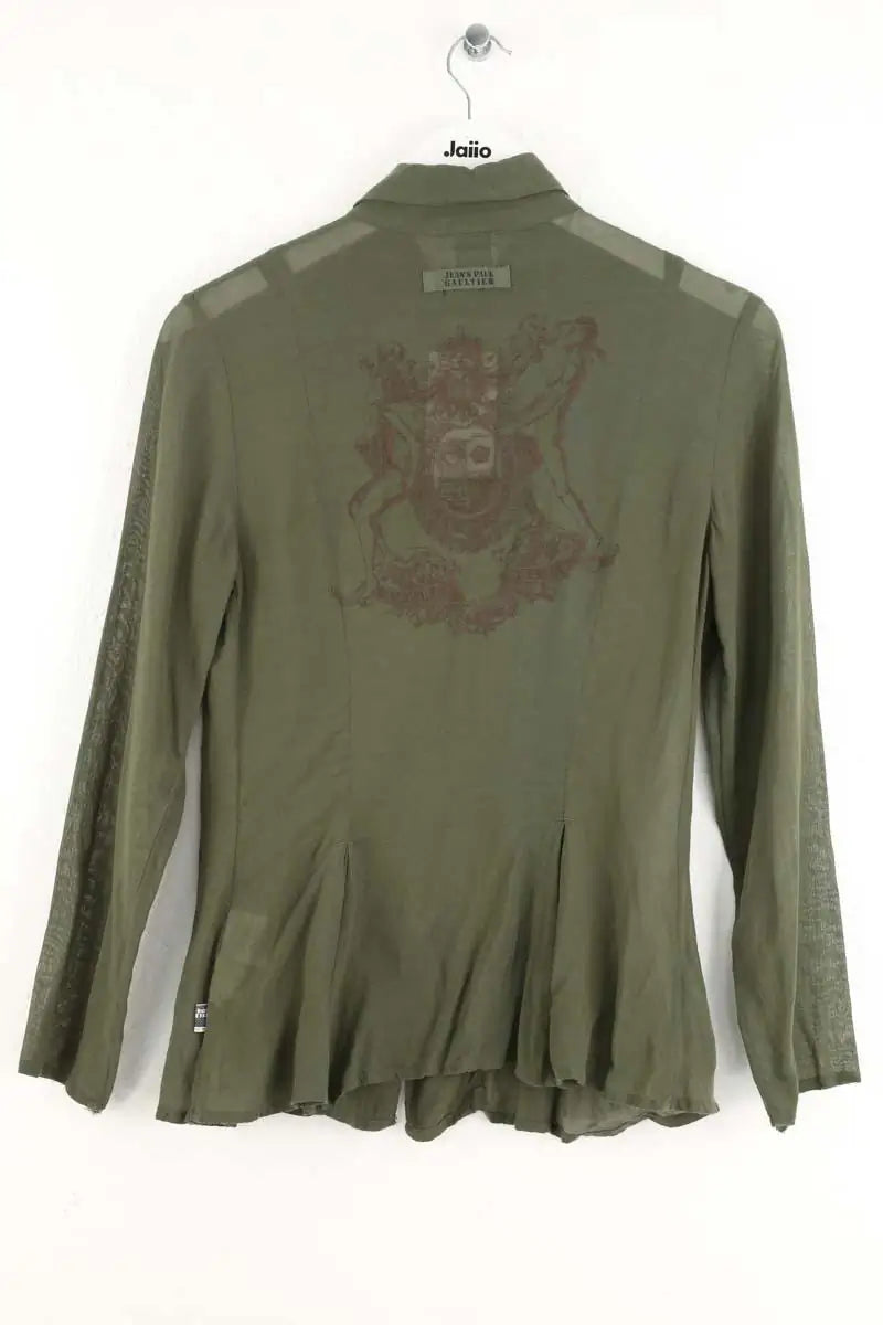 Chemise Jean Paul Gaultier Kaki en Viscose