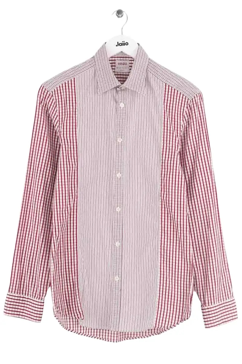 Chemise Kenzo Bordeaux en Coton, taille M - Seconde Main