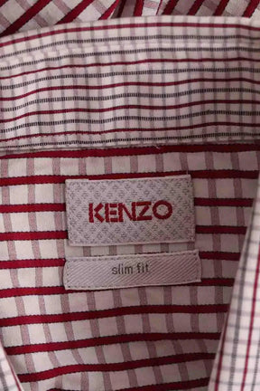Chemise Kenzo Bordeaux en Coton