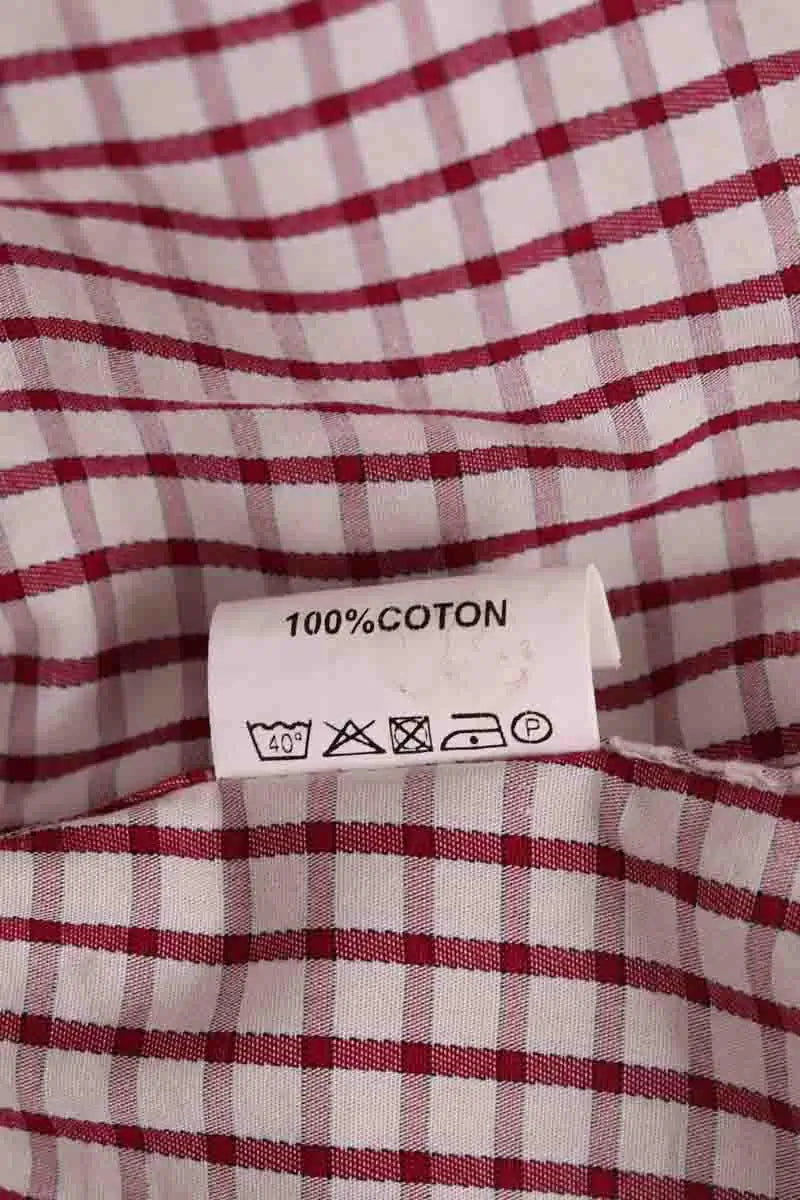 Chemise Kenzo Bordeaux en Coton
