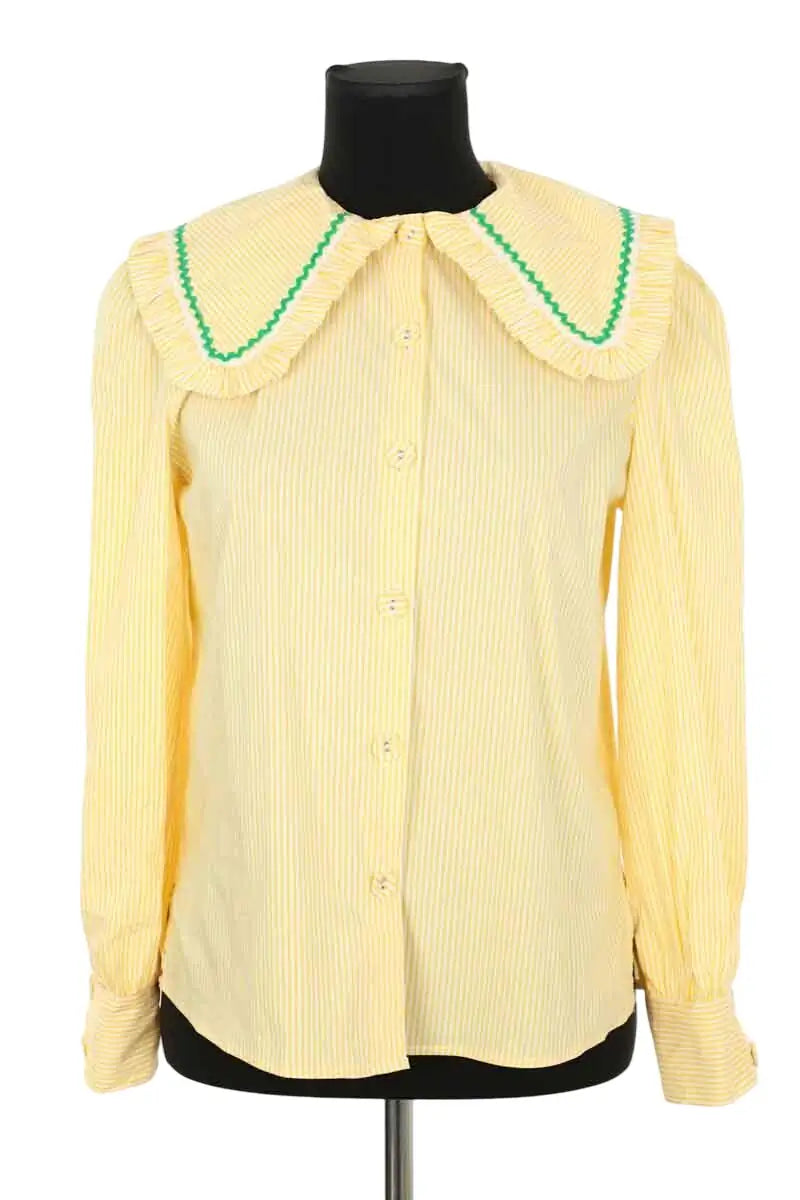 Chemise La Veste Jaune en Coton, taille S - Seconde Main
