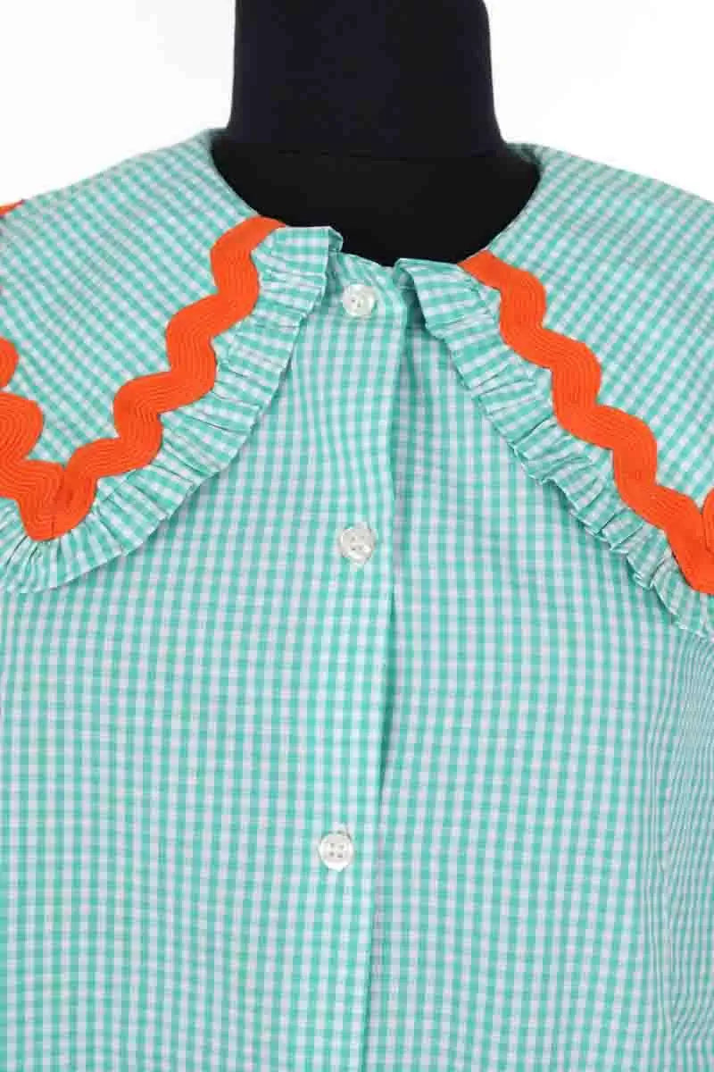 Chemise La Veste Vert en Coton