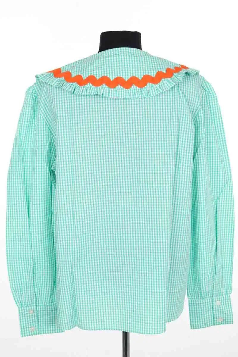 Chemise La Veste Vert en Coton