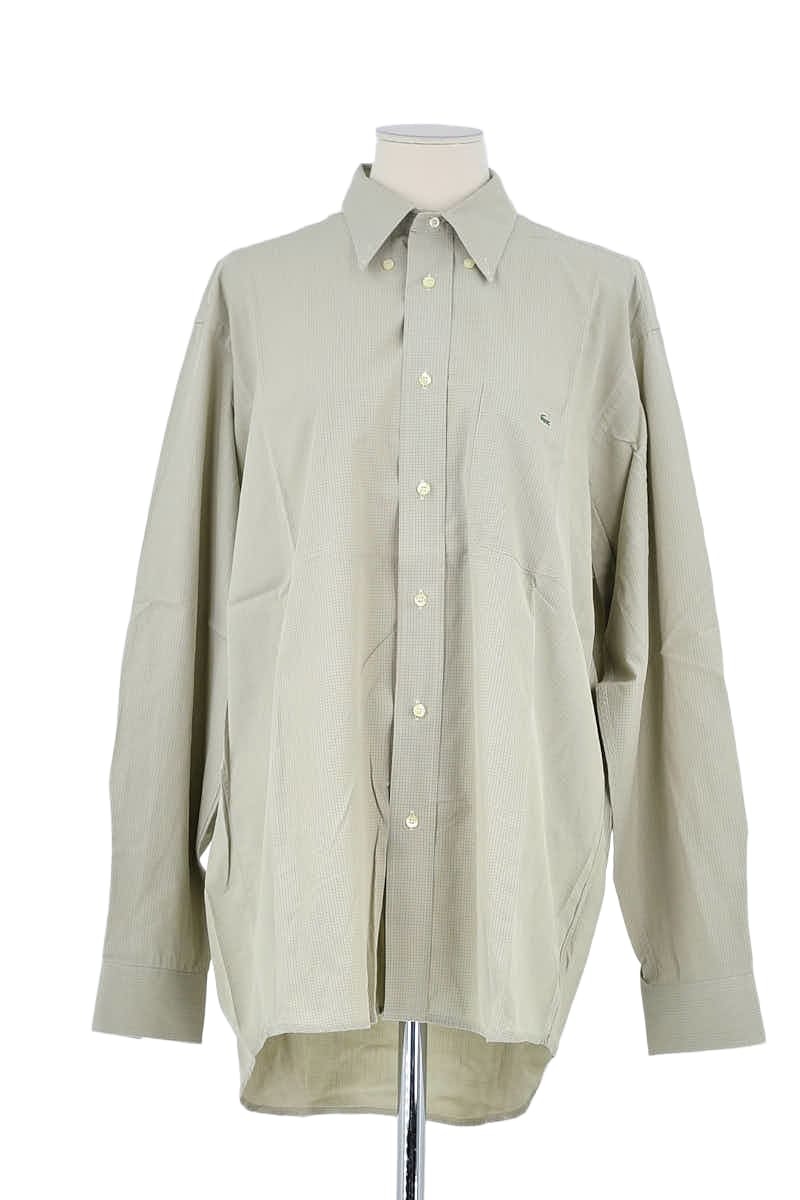 Chemise Lacoste Beige en Coton, taille L - Seconde Main