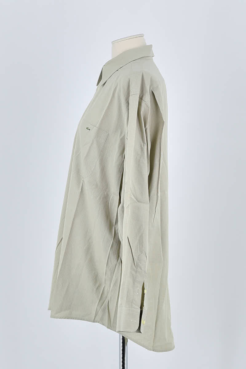 Chemise Lacoste Beige en Coton