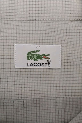 Chemise Lacoste Beige en Coton