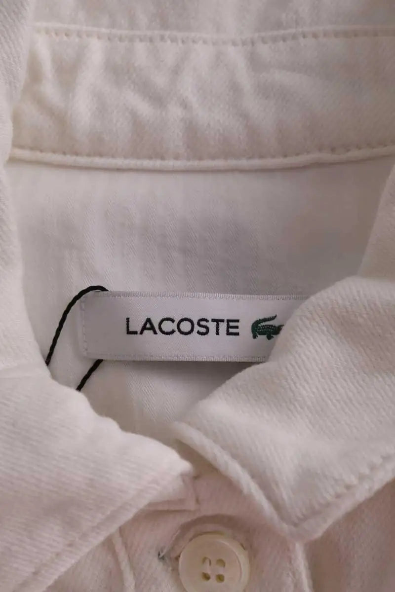 Chemise Lacoste Beige en Coton