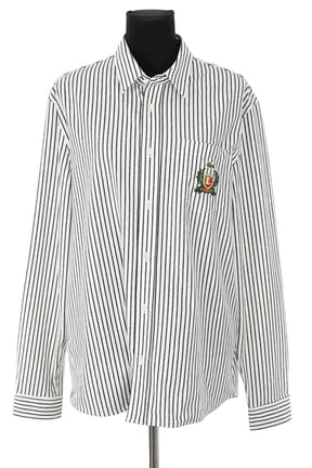 Chemise Lacoste Blanc en Coton, taille M - Seconde Main