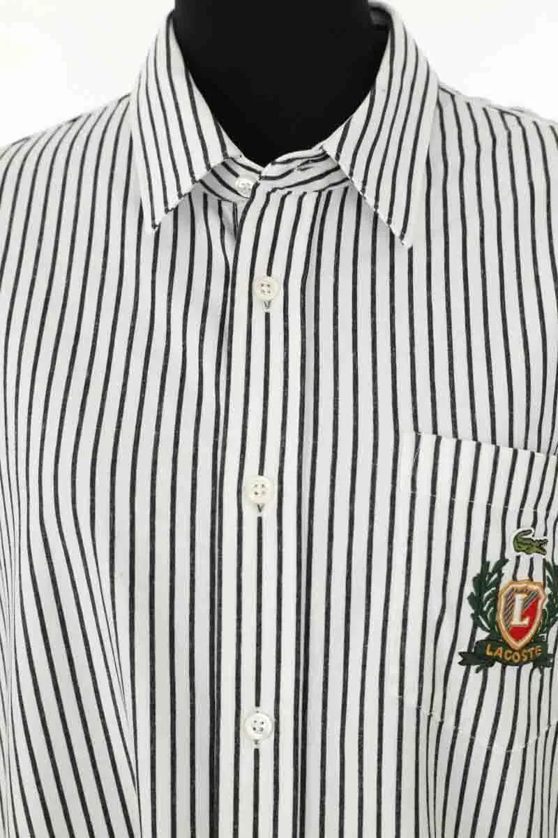 Chemise Lacoste Blanc en Coton