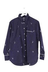 Chemise Lacoste Bleu en Coton, taille M - Seconde Main