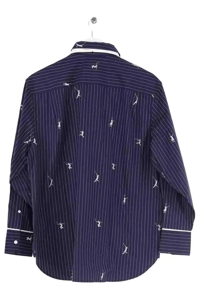 Chemise Lacoste Bleu en Coton