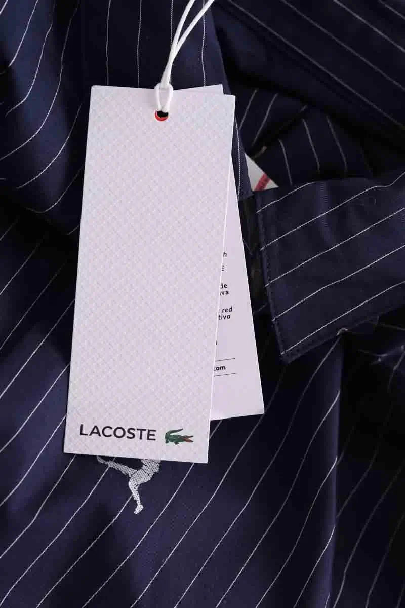 Chemise Lacoste Bleu en Coton