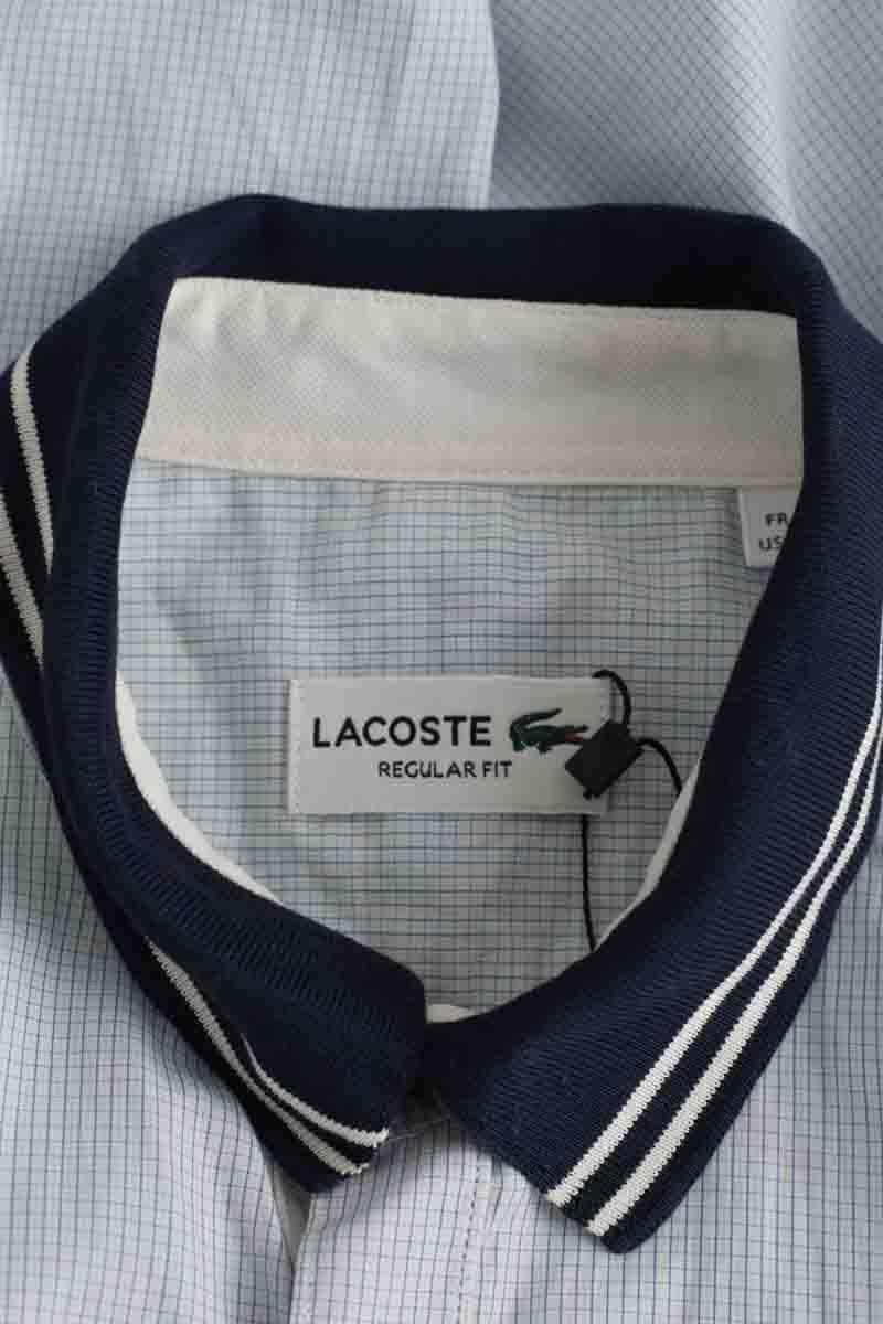 Chemise Lacoste Bleu en Coton