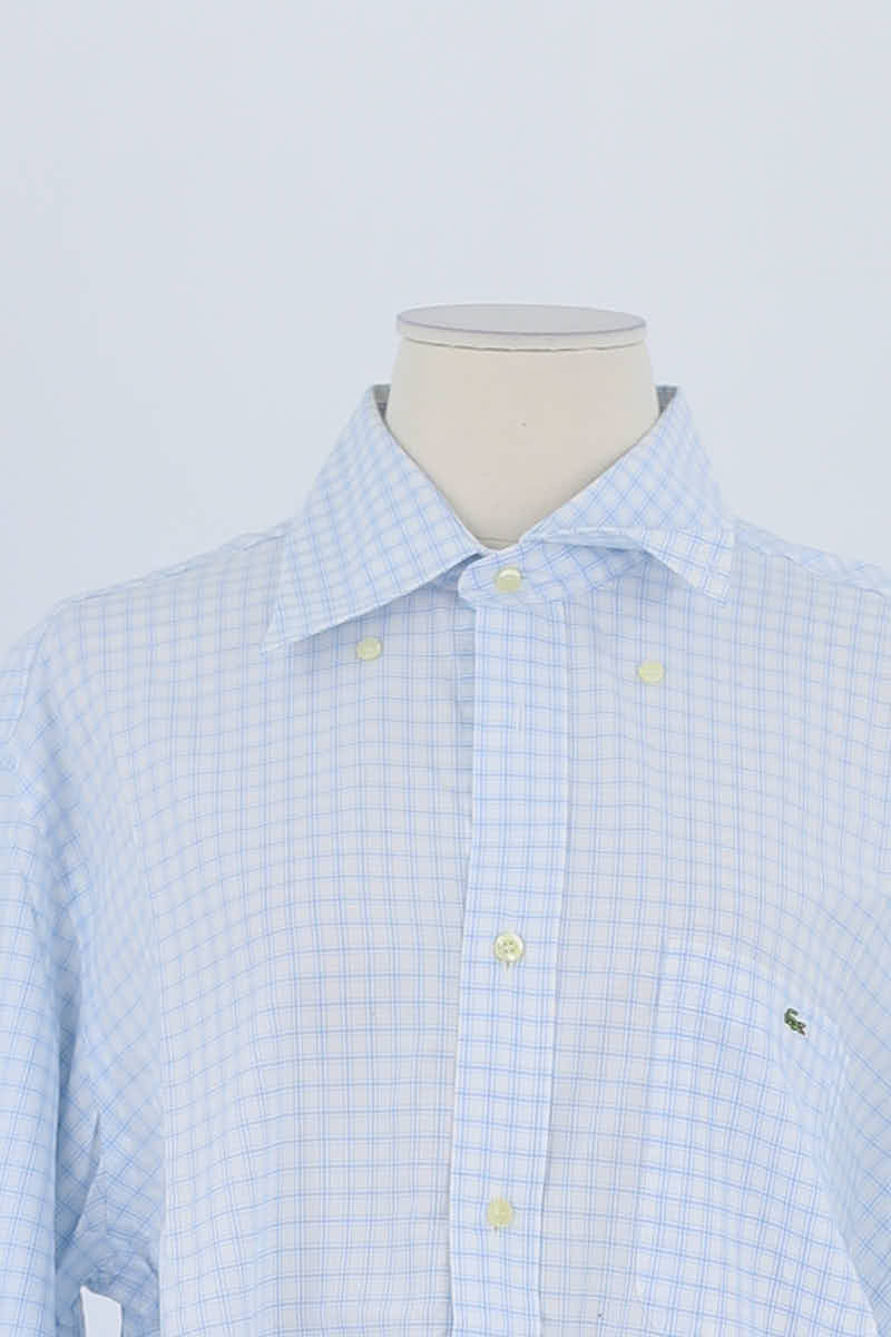 Chemise Lacoste Bleu en Coton