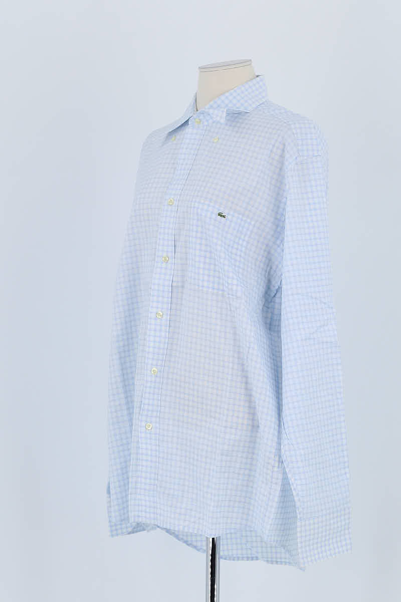 Chemise Lacoste Bleu en Coton