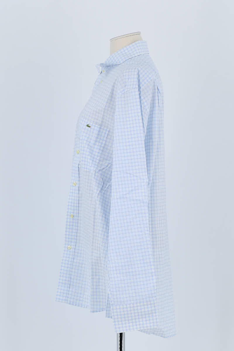 Chemise Lacoste Bleu en Coton