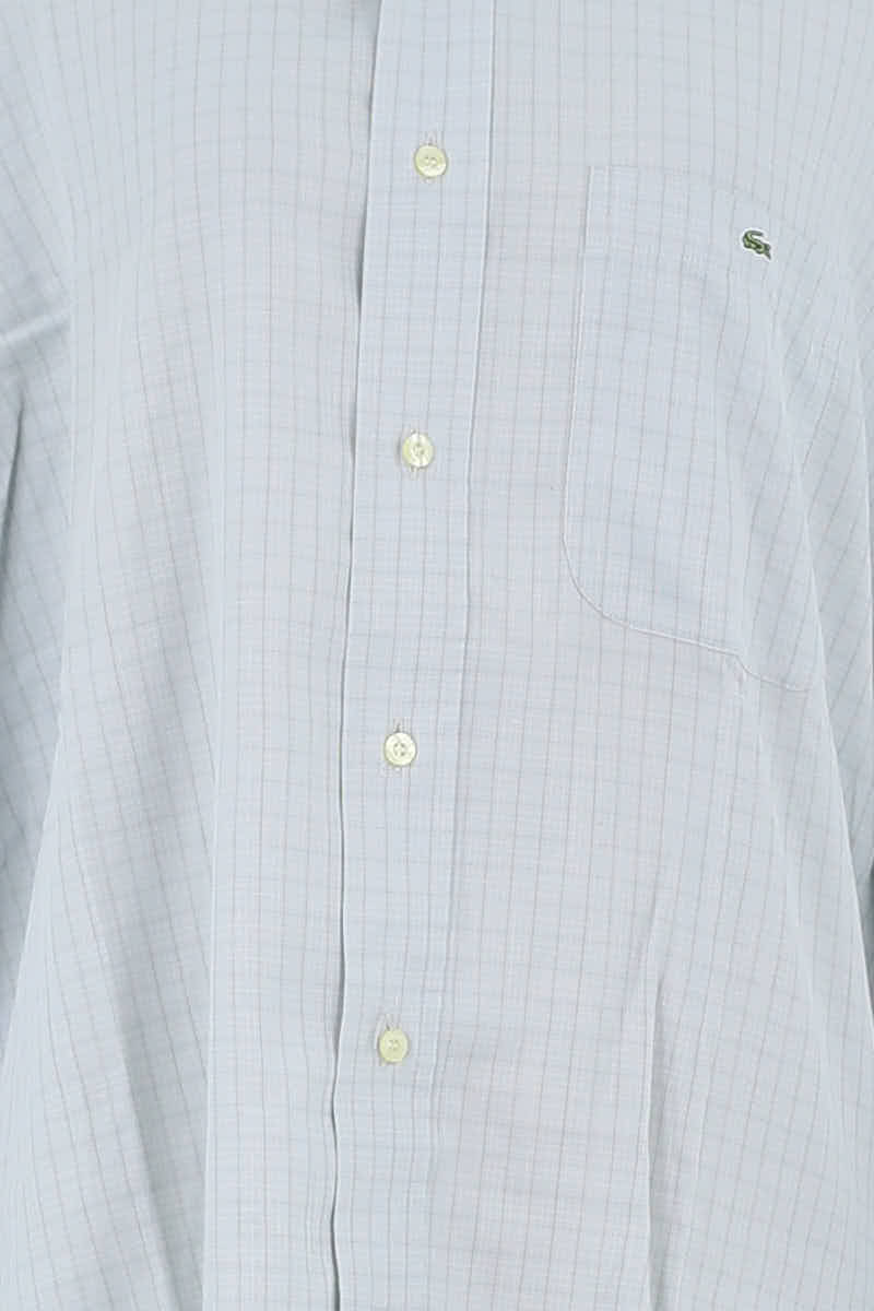 Chemise Lacoste Gris en Coton