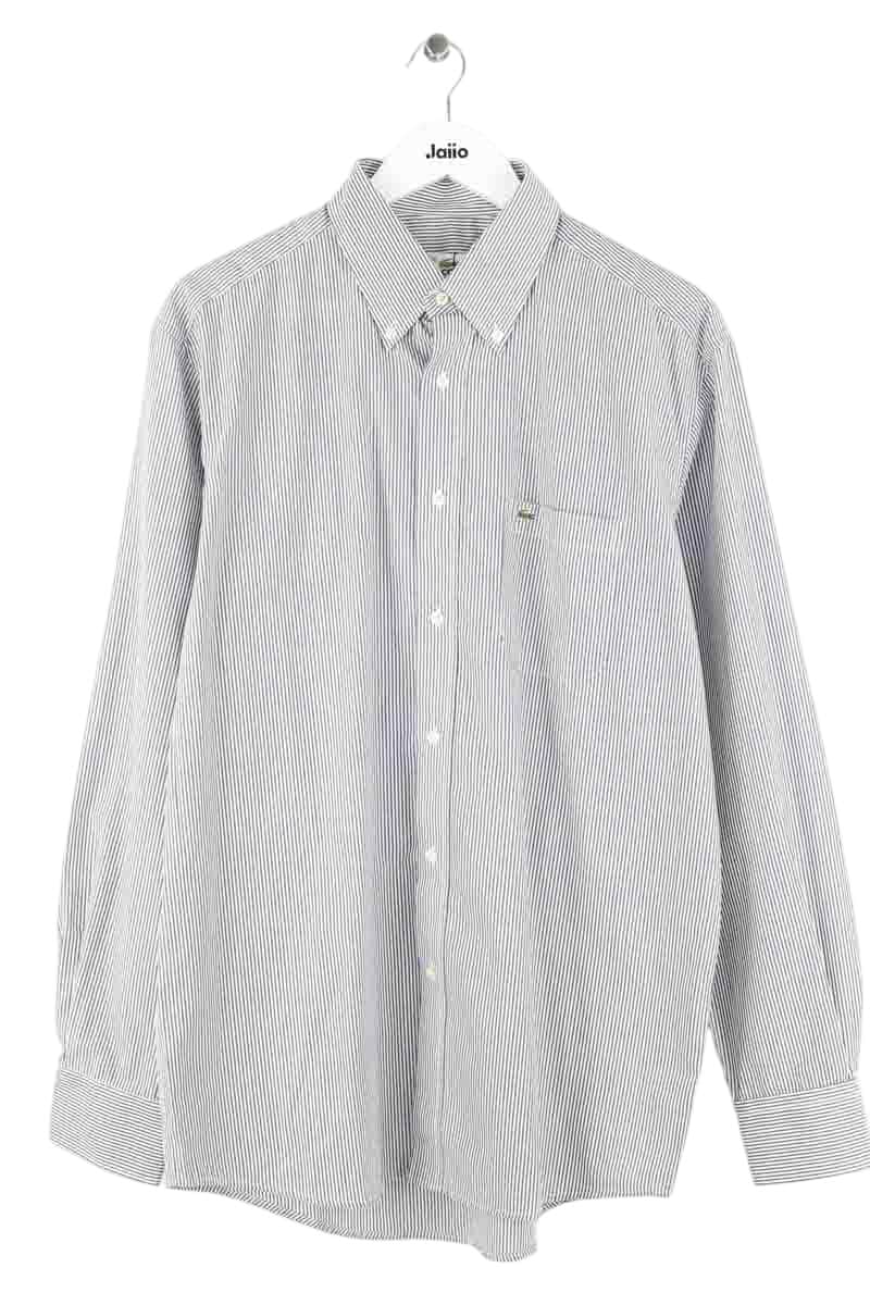Chemise Lacoste Noir en Coton, taille L - Seconde Main