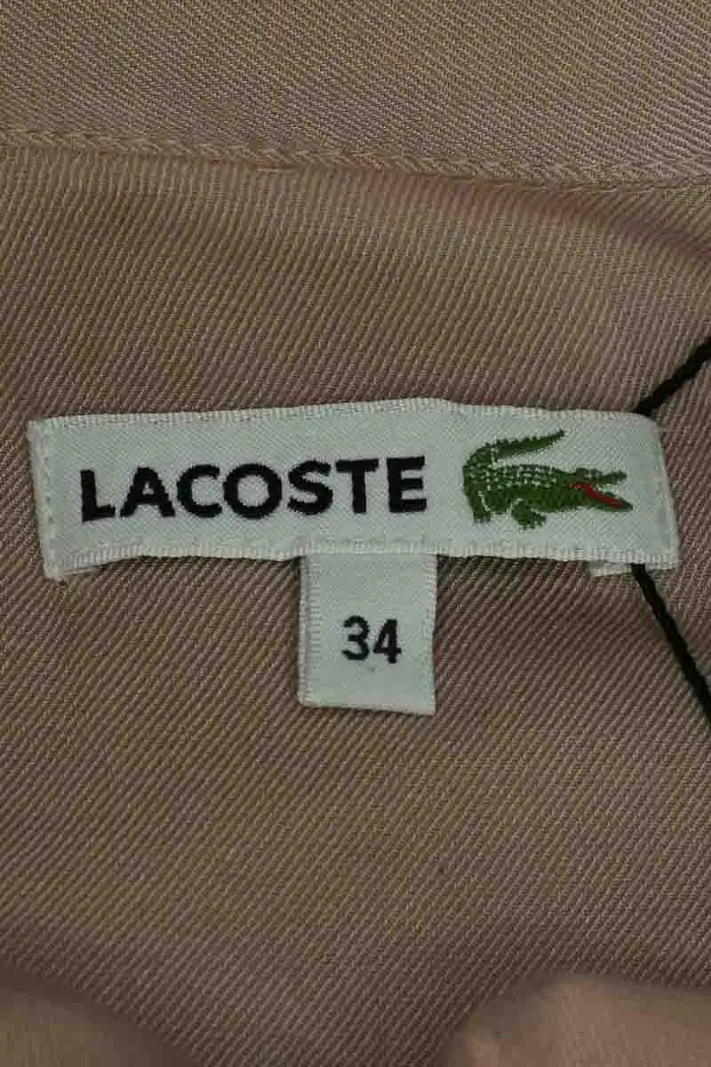 Chemise Lacoste Rose en Coton