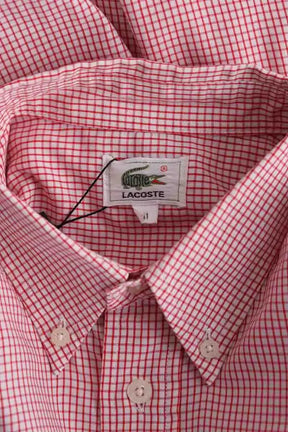 Chemise Lacoste Rouge en Coton