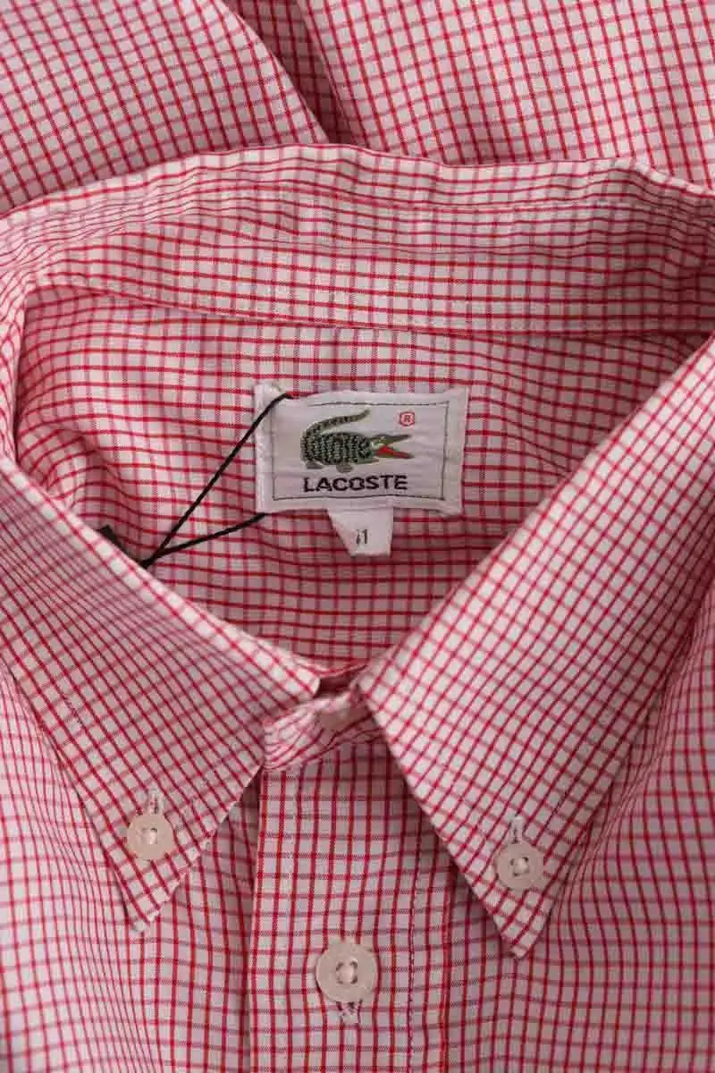 Chemise Lacoste Rouge en Coton