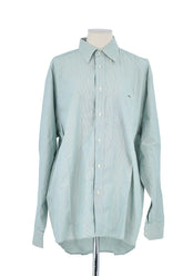 Chemise Lacoste Vert en Coton, taille L - Seconde Main