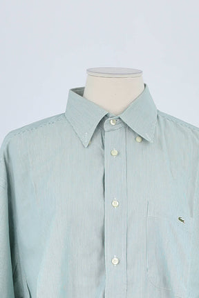 Chemise Lacoste Vert en Coton