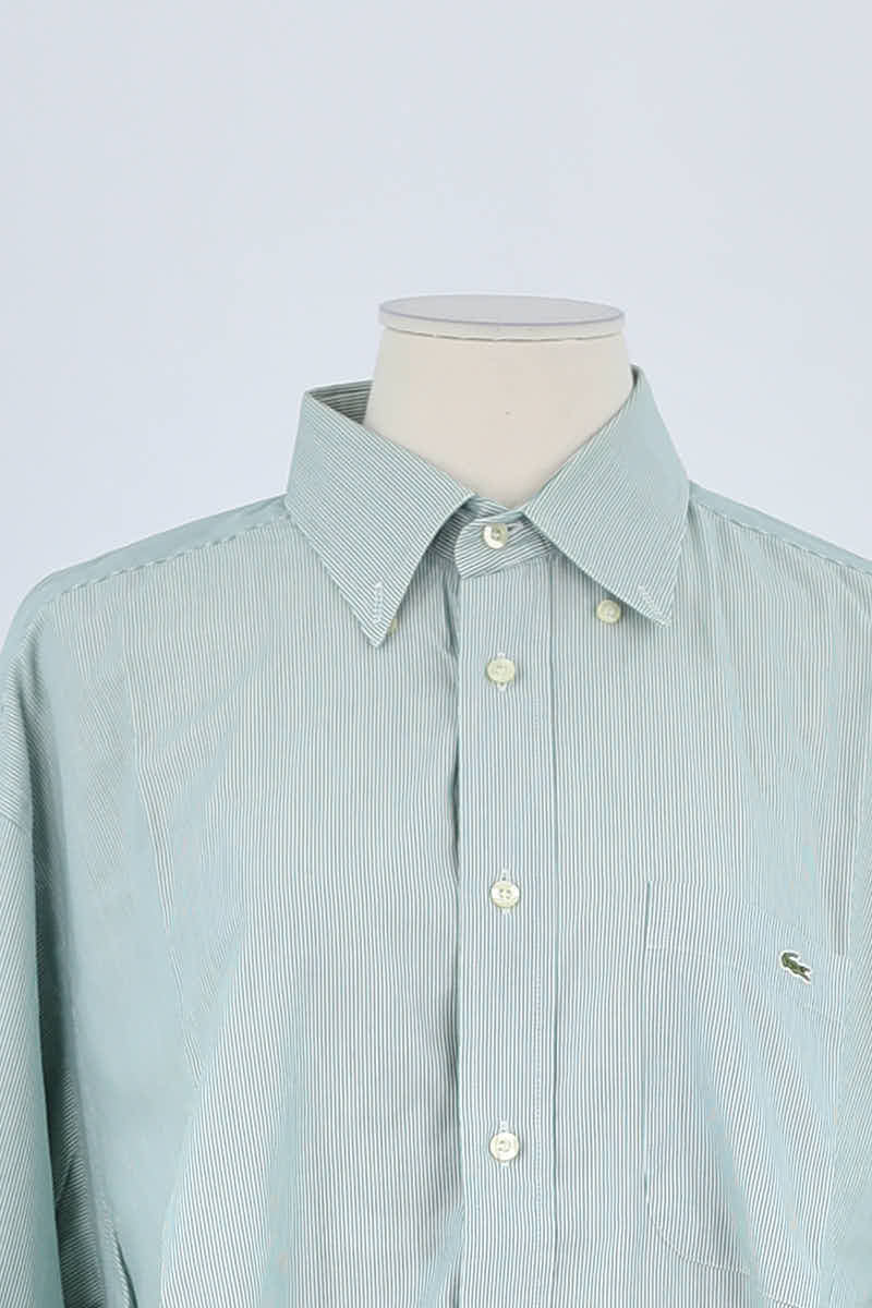 Chemise Lacoste Vert en Coton
