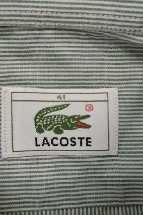 Chemise Lacoste Vert en Coton