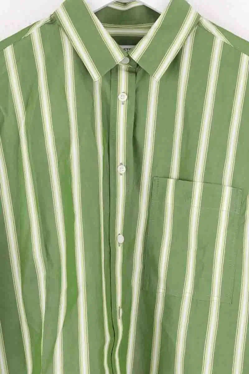 Chemise Lacoste Vert en Coton