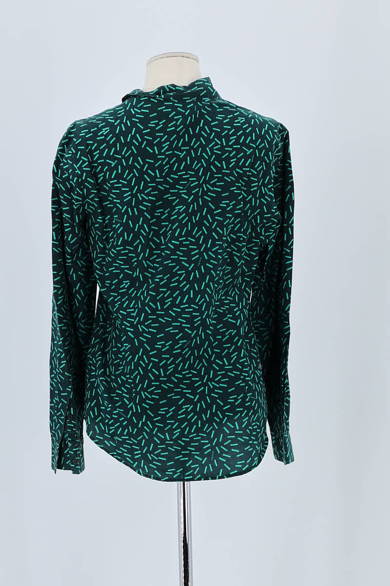 Chemise Lacoste Vert en Coton