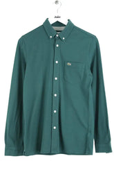 Chemise Lacoste Vert en Coton, taille S - Seconde Main