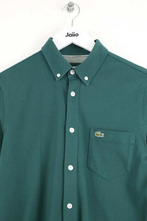 Chemise Lacoste Vert en Coton