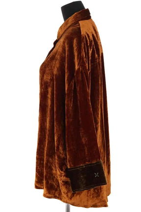 Chemise Ladl Camel en Synthétique