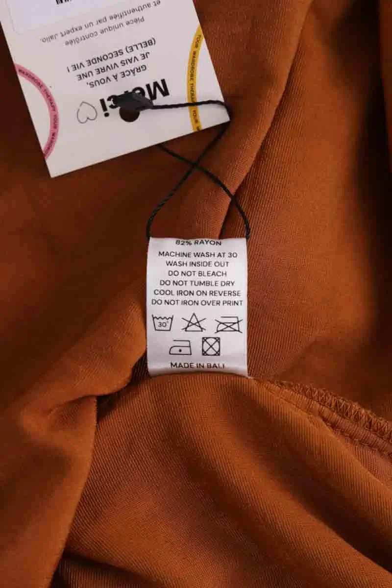 Chemise Ladl Camel en Synthétique