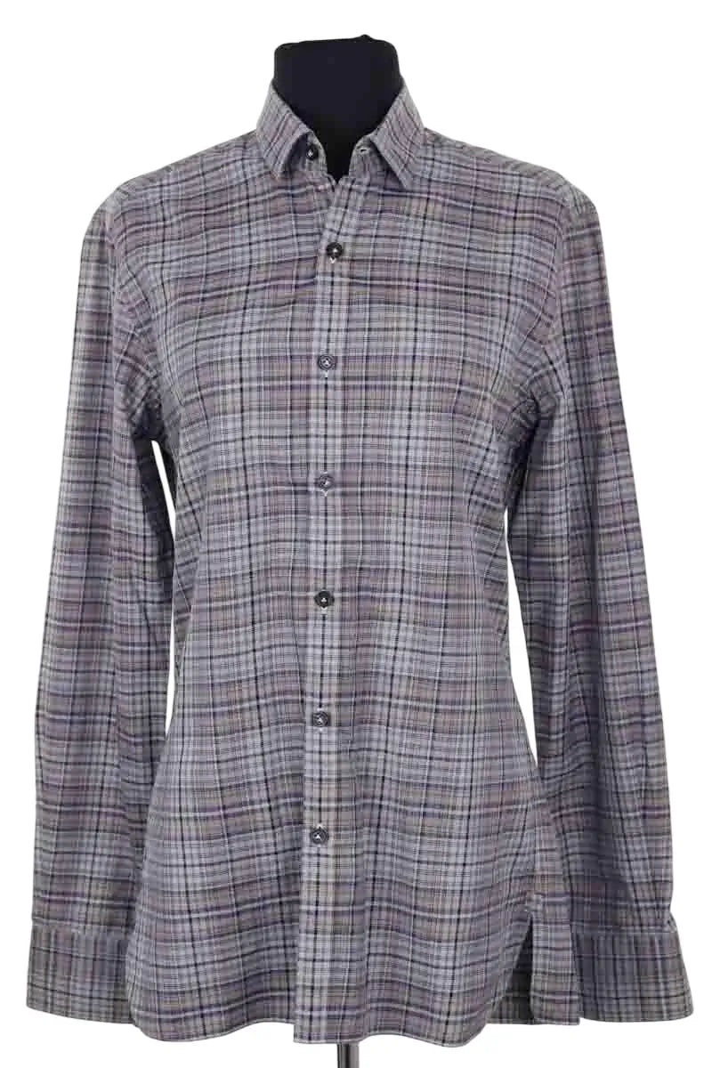 Chemise Lanvin Gris en Coton, taille S - Seconde Main