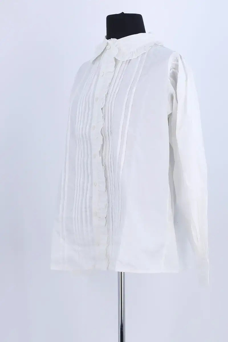 Chemise Laurence Bras Blanc en Coton