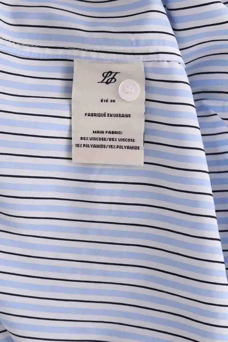 Chemise Laurence Bras Bleu en Viscose