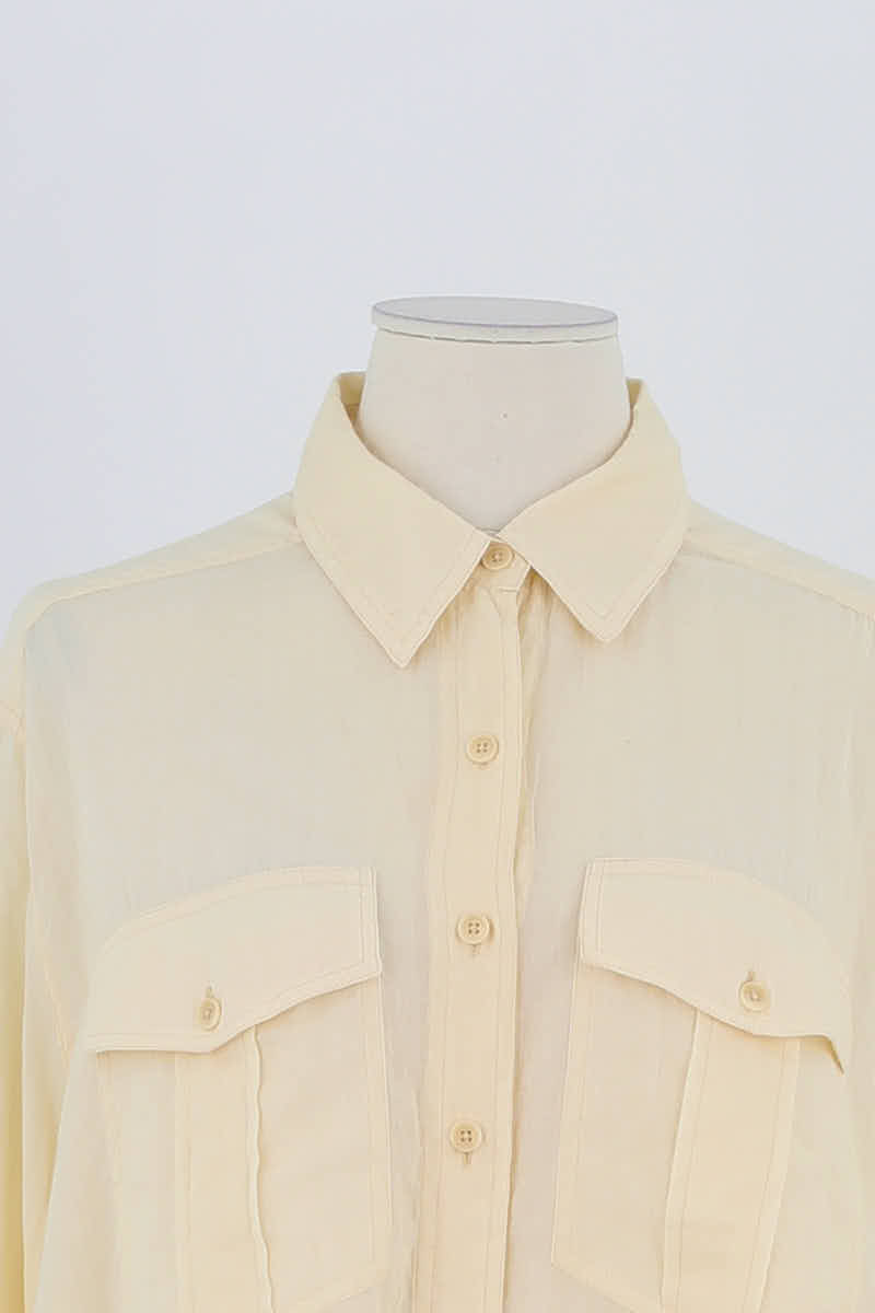 Chemise Laurence Bras Jaune en Coton