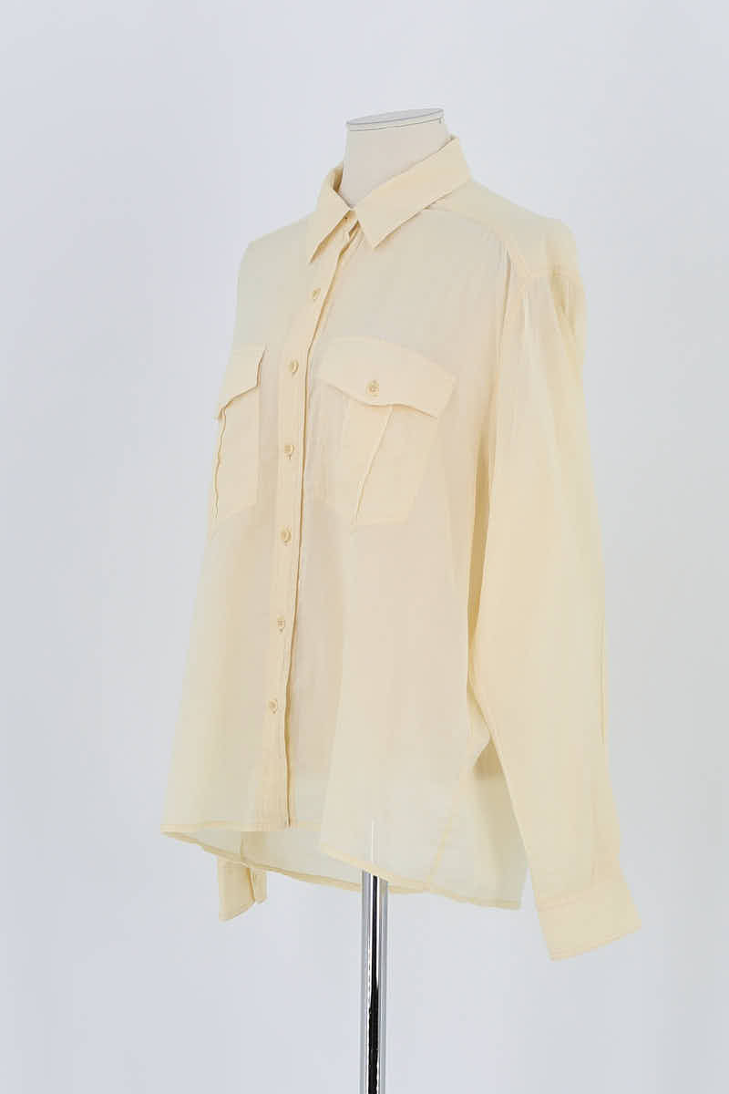 Chemise Laurence Bras Jaune en Coton