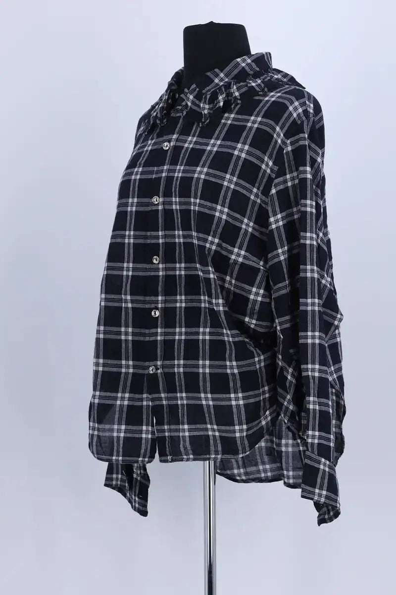 Chemise Laurence Bras Noir en Coton