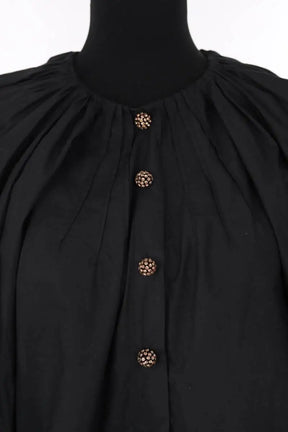 Chemise Laurence Bras Noir en Coton