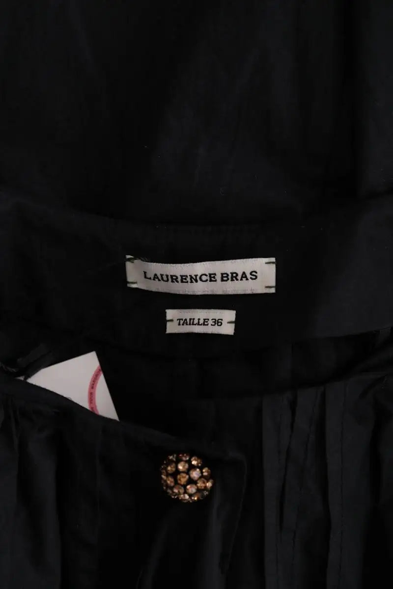 Chemise Laurence Bras Noir en Coton