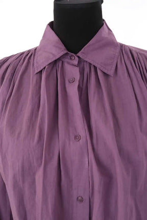 Chemise Laurence Bras Violet en Coton
